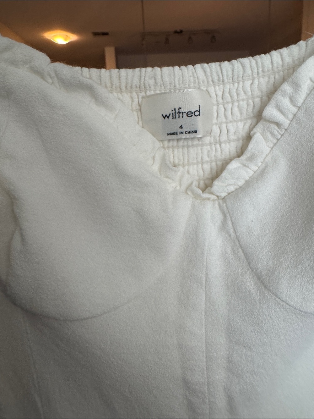 Aritzia Wilfred Fable White Mini Dress - Picture 5 of 5